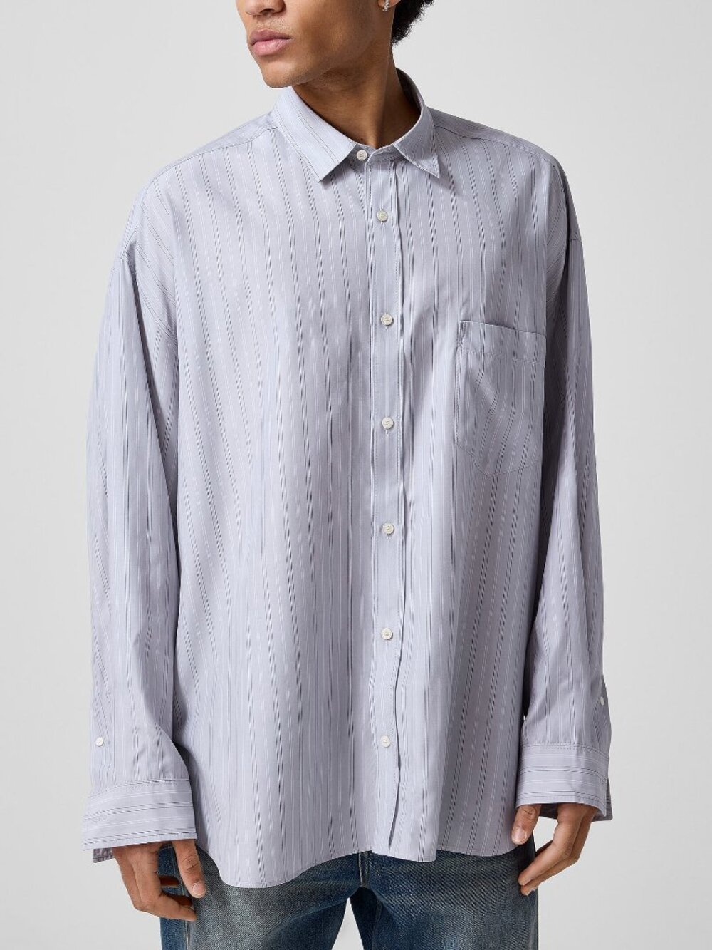 BNWT SS26 ACNE STUDIOS OVERSIZED STRIPED SHIRT 52